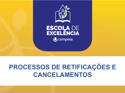 Processos de Retificações e Cancelamentos