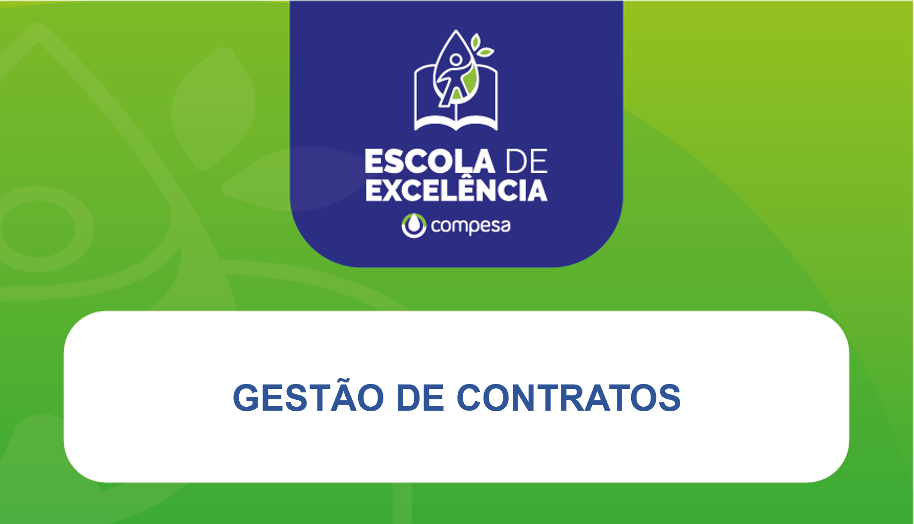 GESTÃO DE CONTRATOS